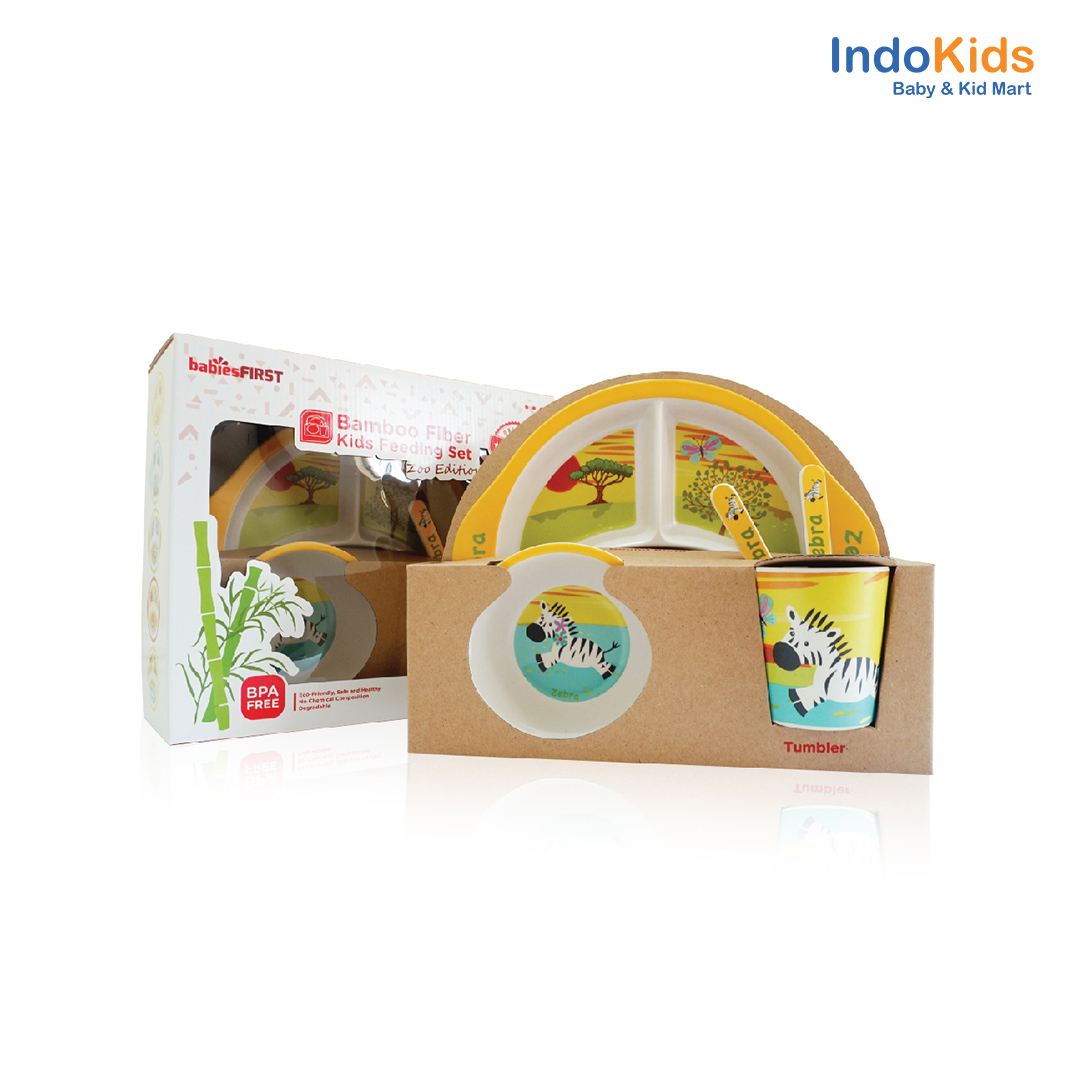 Babies First Feeding Set Zoo Edition 