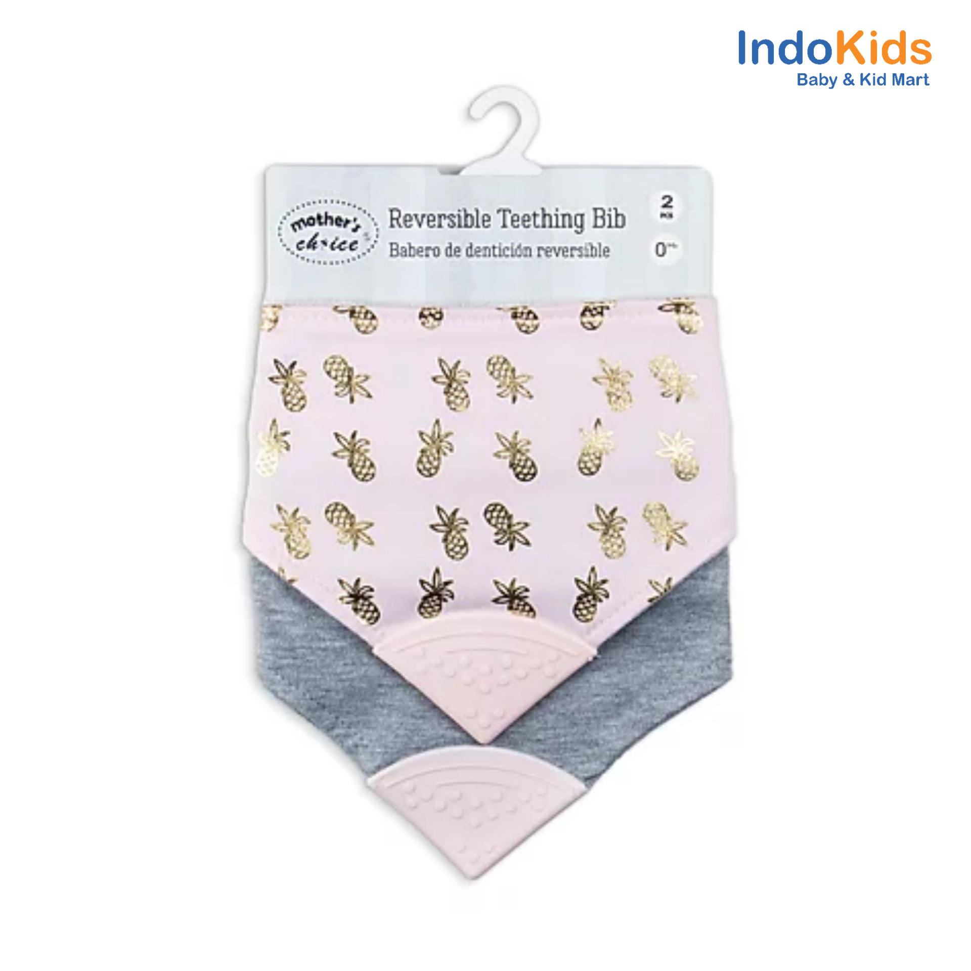 Mother`s Choice Reversible Teething Bib Celemek Bayi IT1240