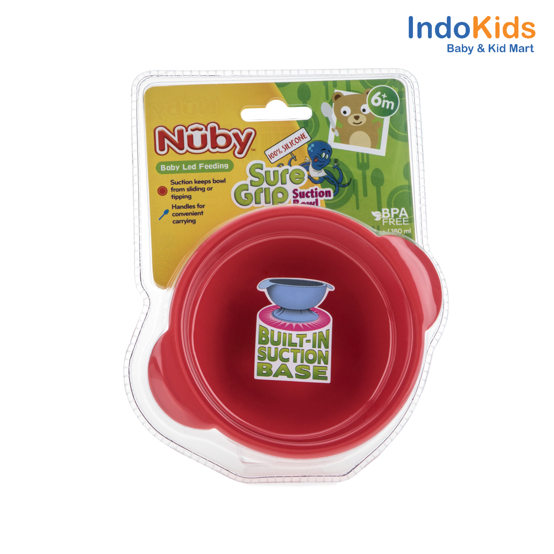Nuby Baby Led Feeding Sure Grip Suction Bowl