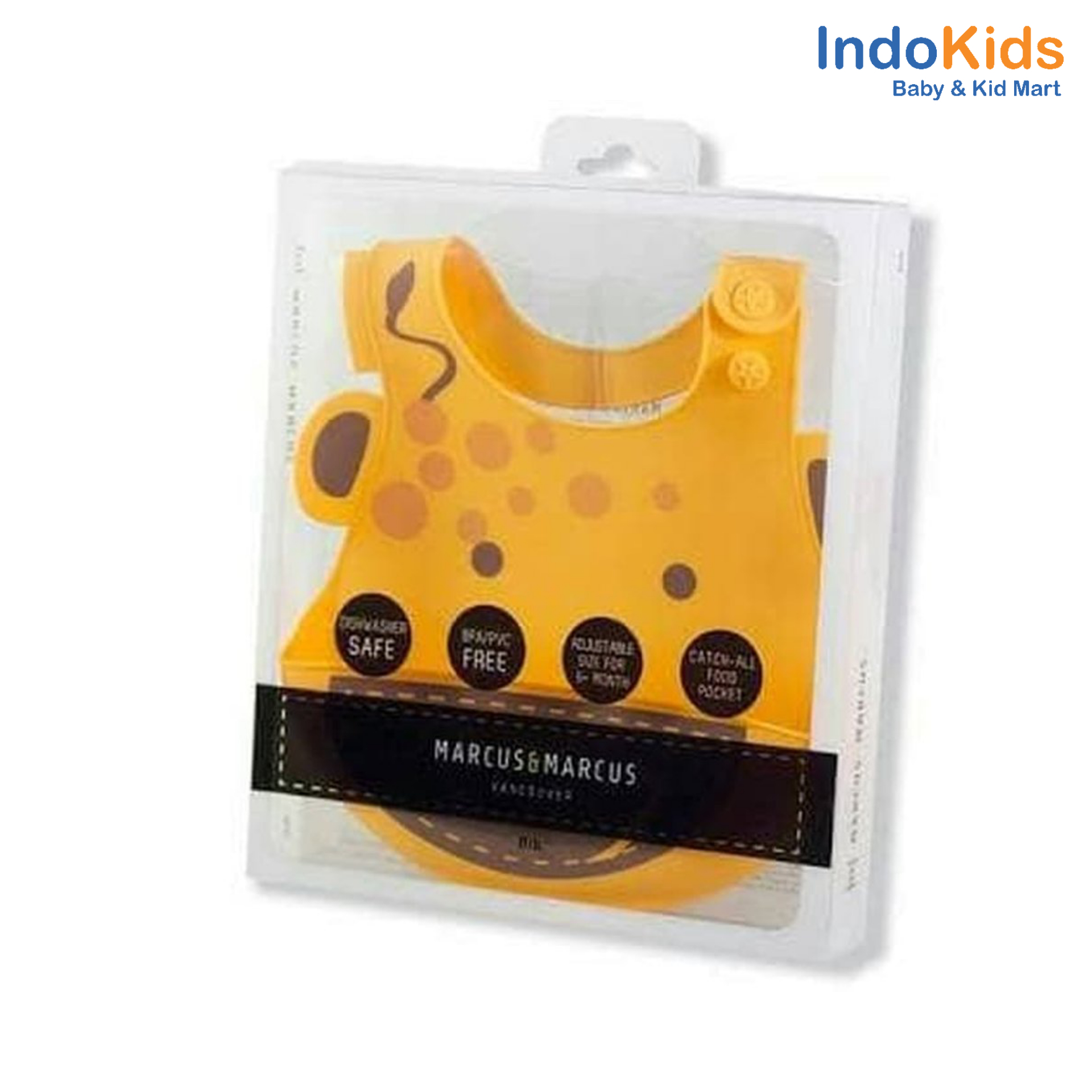Marcus & Marcus Baby Bib Yellow Giraffe