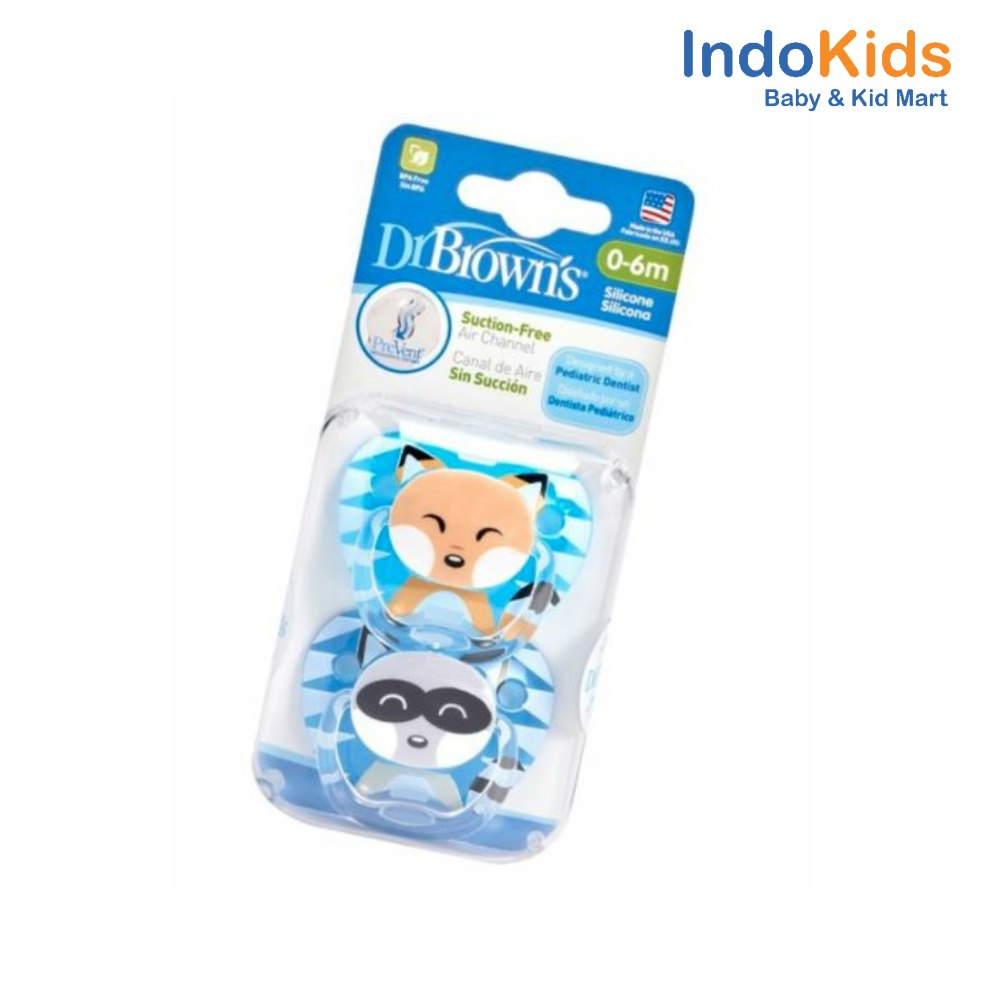 Dr. Browns Printed Prevent Pacifier 0-6M