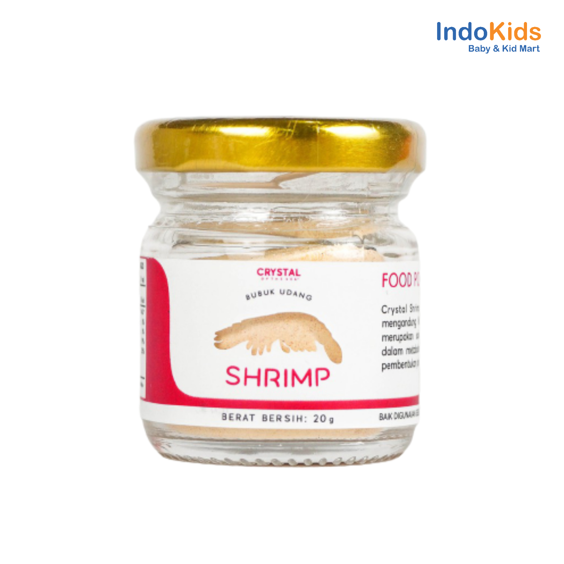 Crystal of the Sea Shrimp Food Powder / Bubuk Udang 20gr