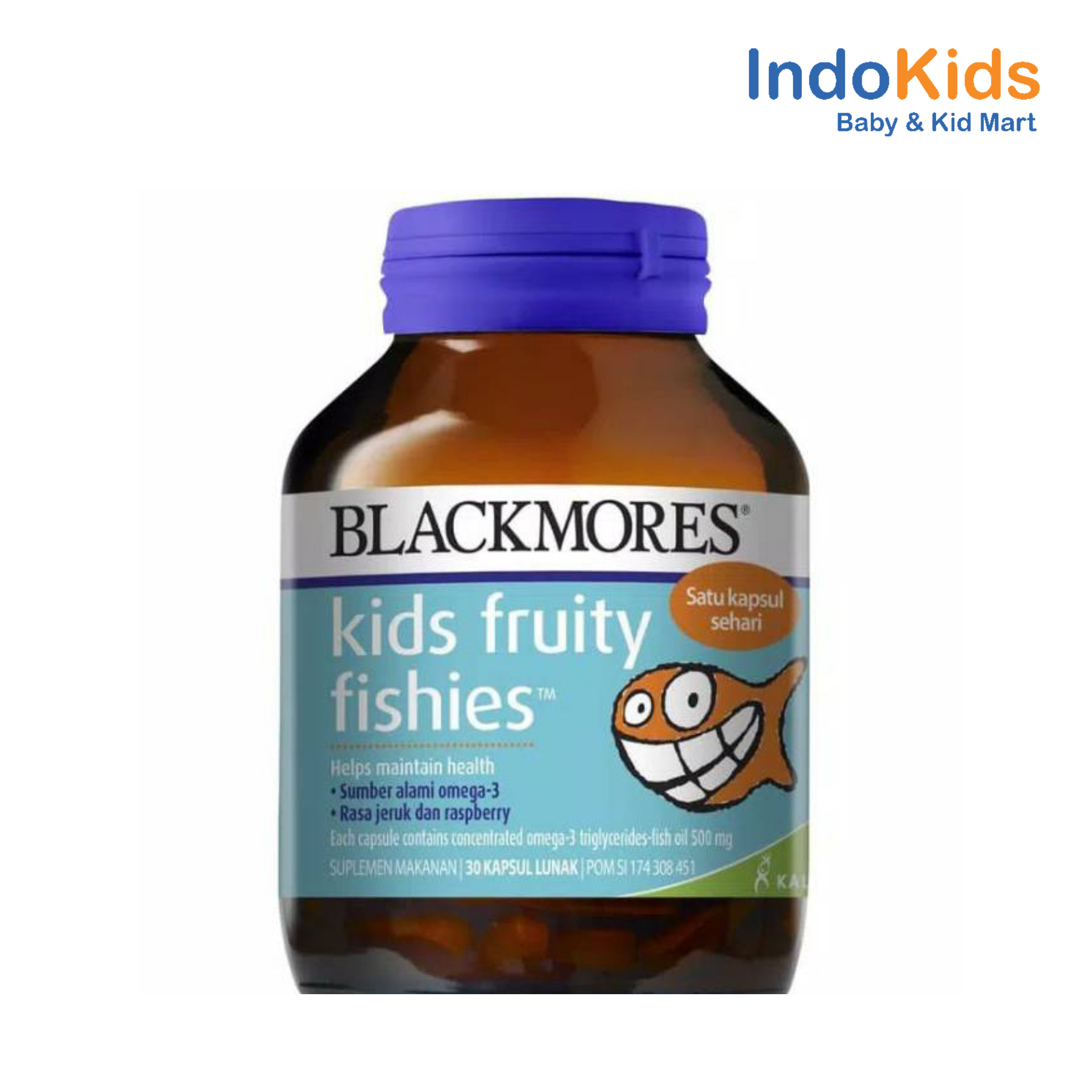 Blackmores Kids Fruity Fishies 30 Kapsul