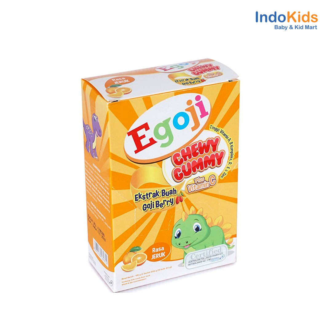 Multivitamin Egoji Chewy Gummy Jeruk