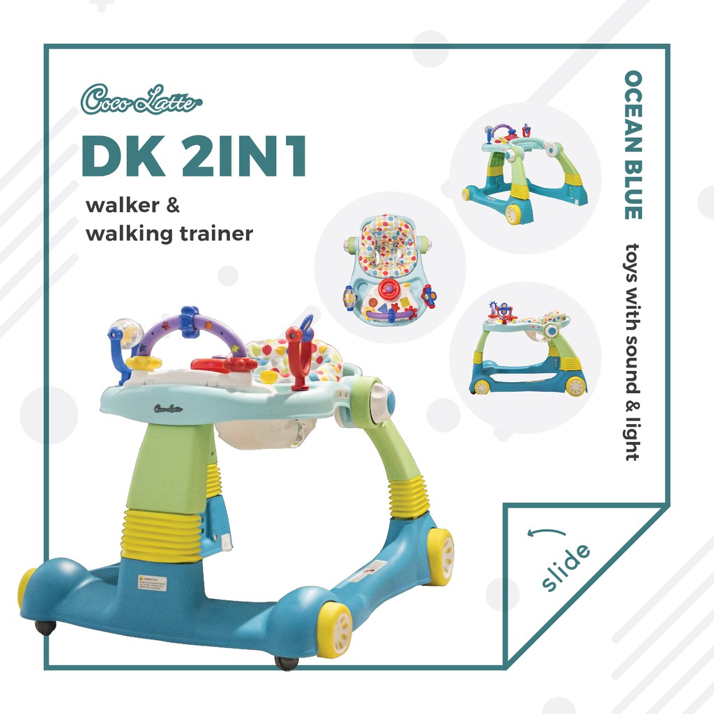 Cocolatte CL-1001 ML DK 2in1 Walker - Baby Walker