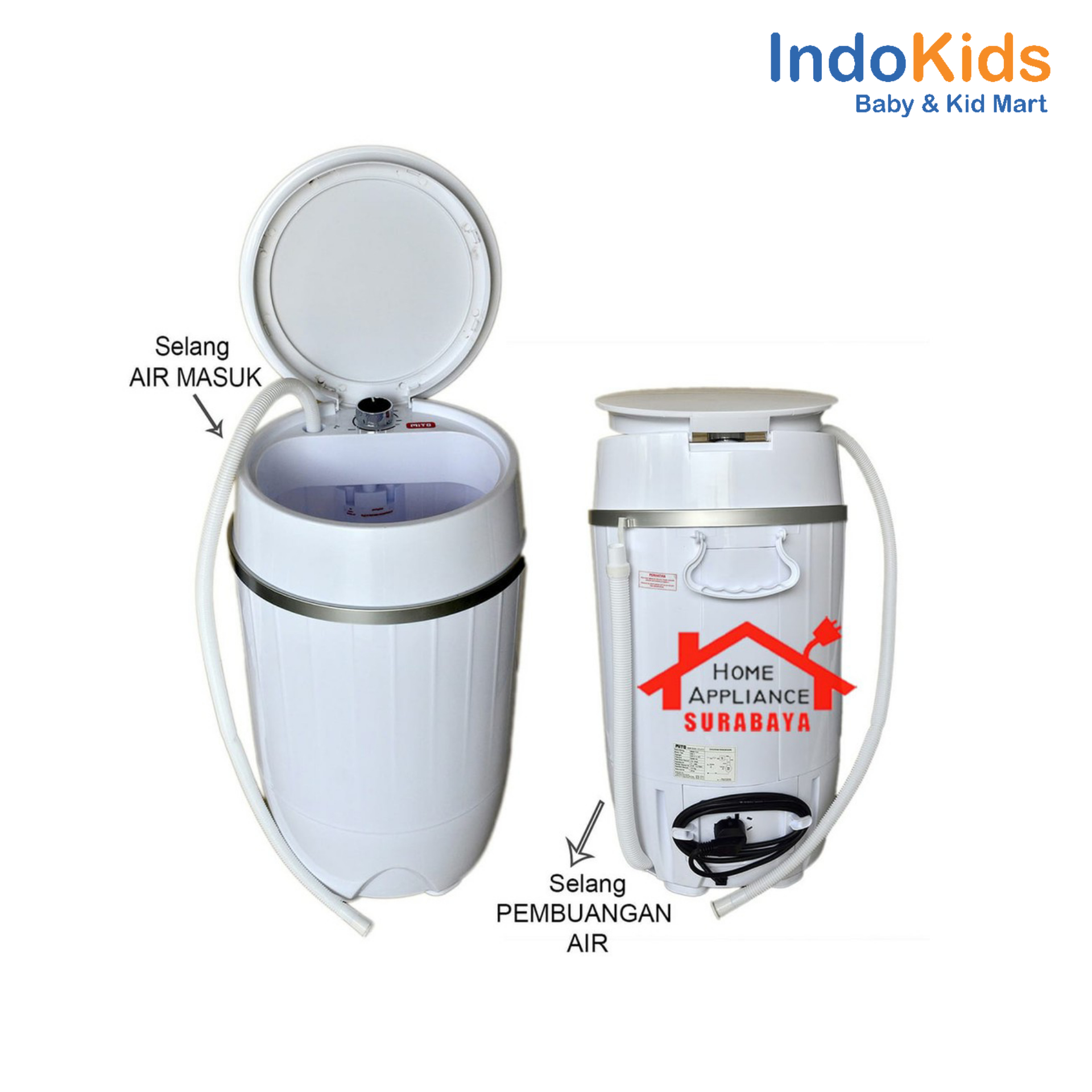 Mito Mesin Cuci Portable
