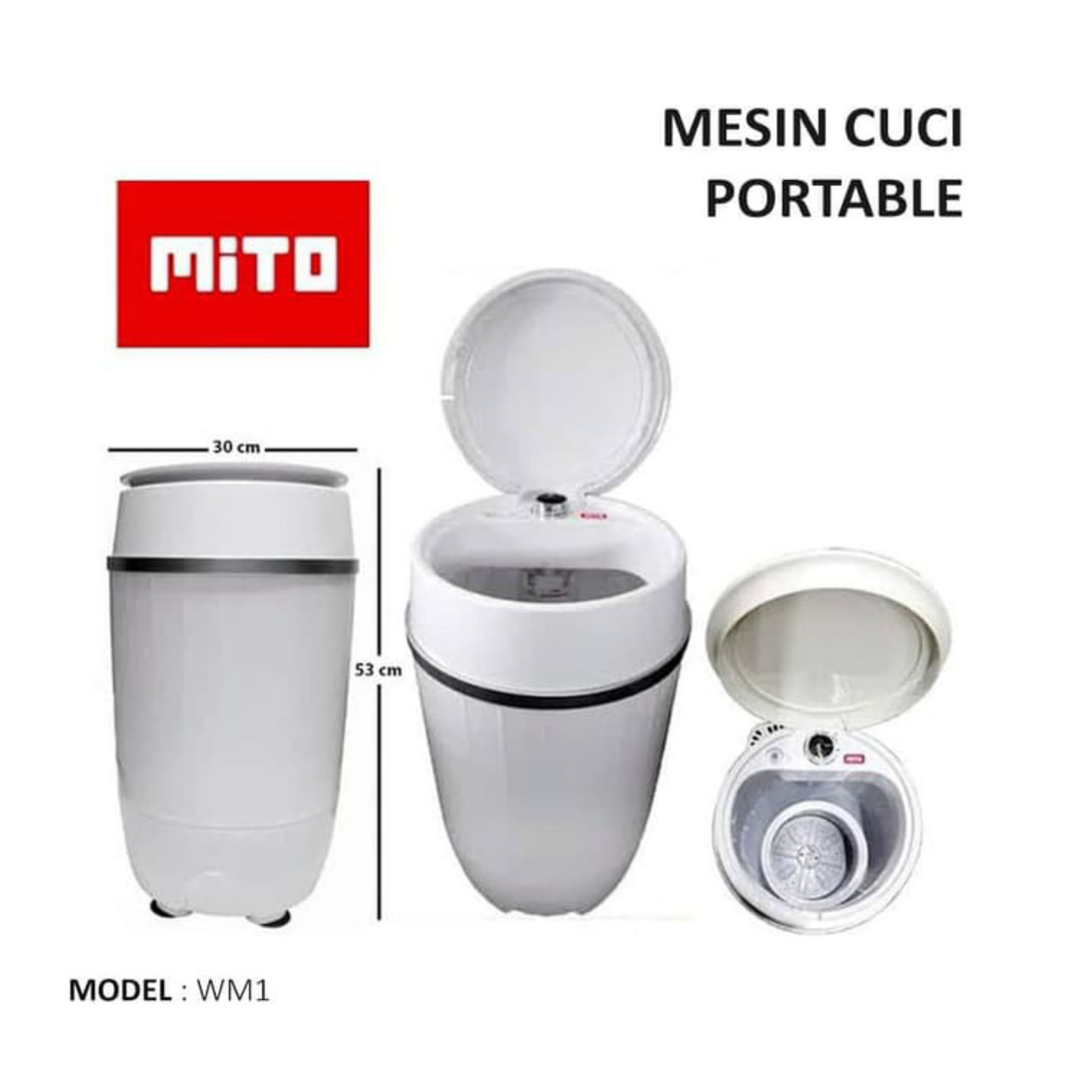 Mito Mesin Cuci Portable