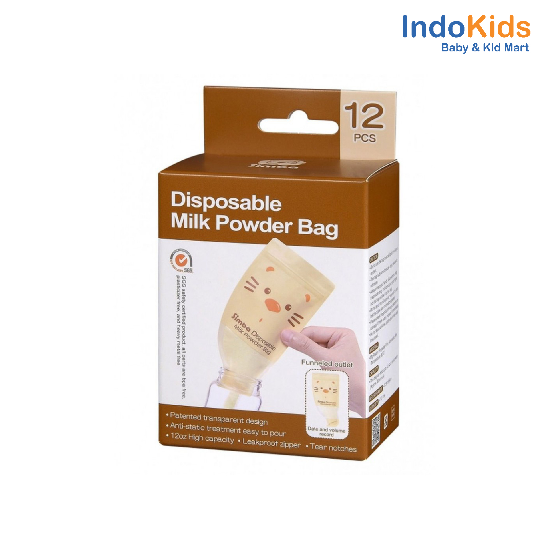 Simba Dispossable Milk Powder Bag