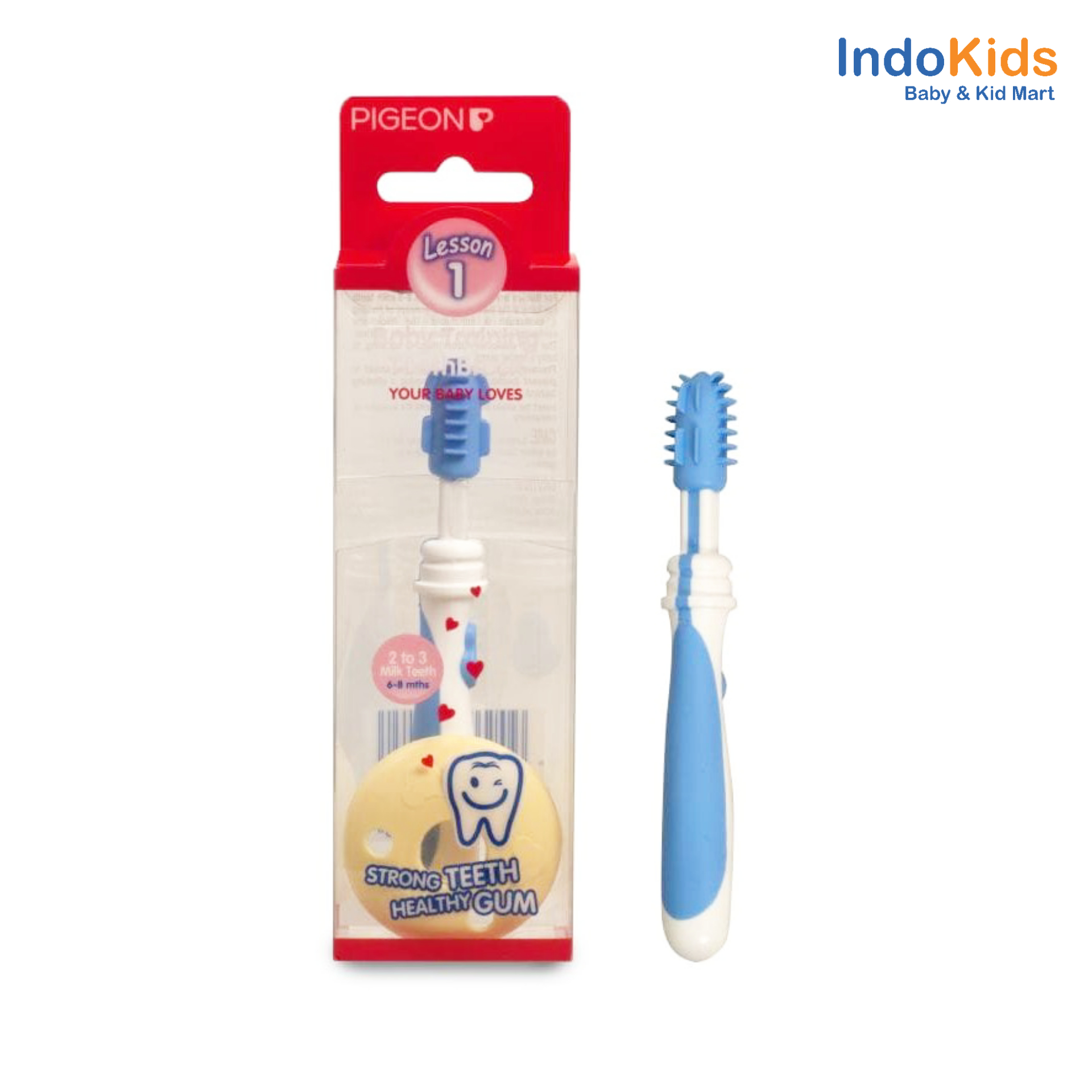 Pigeon Baby Training Toothbrush Lesson 1