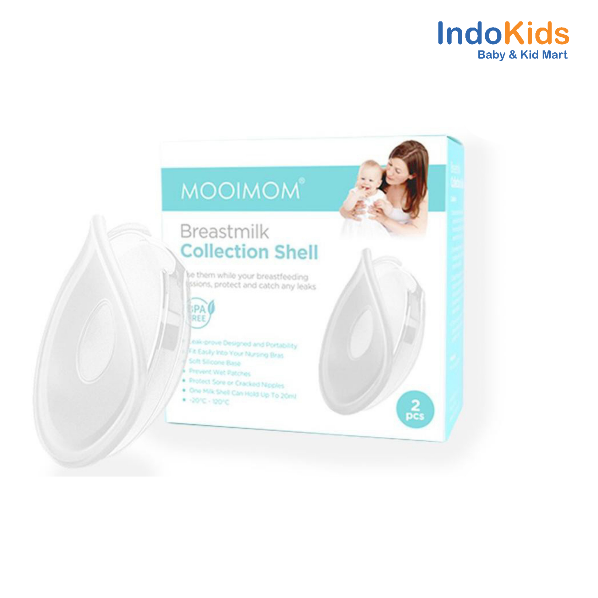 Mooimom Breastmilk Collection Shell