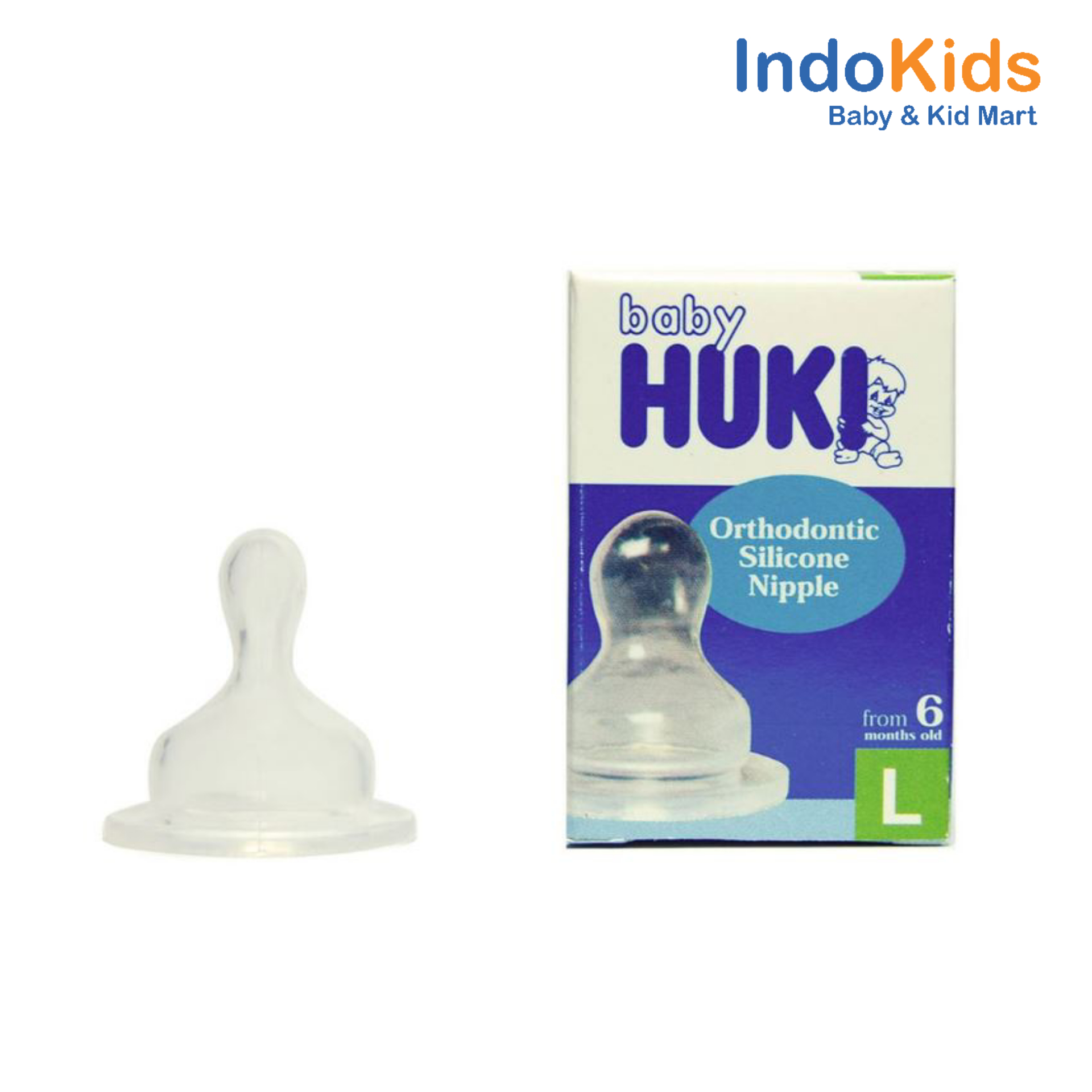 Huki Orthodontic Silicone Nipple Size L 1pcs