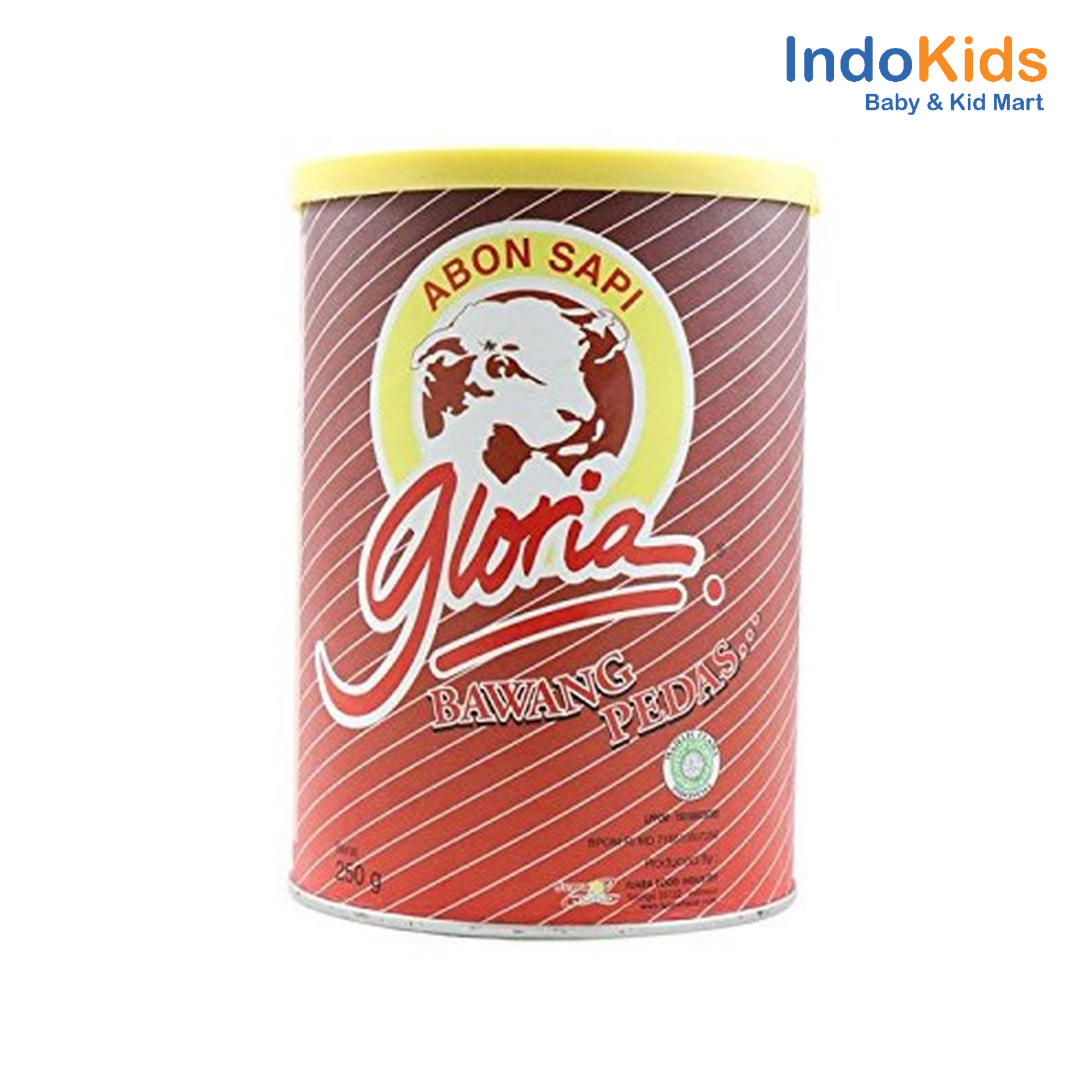 Gloria Abon Sapi Bawang Pedas Kemasan Toples 250gr