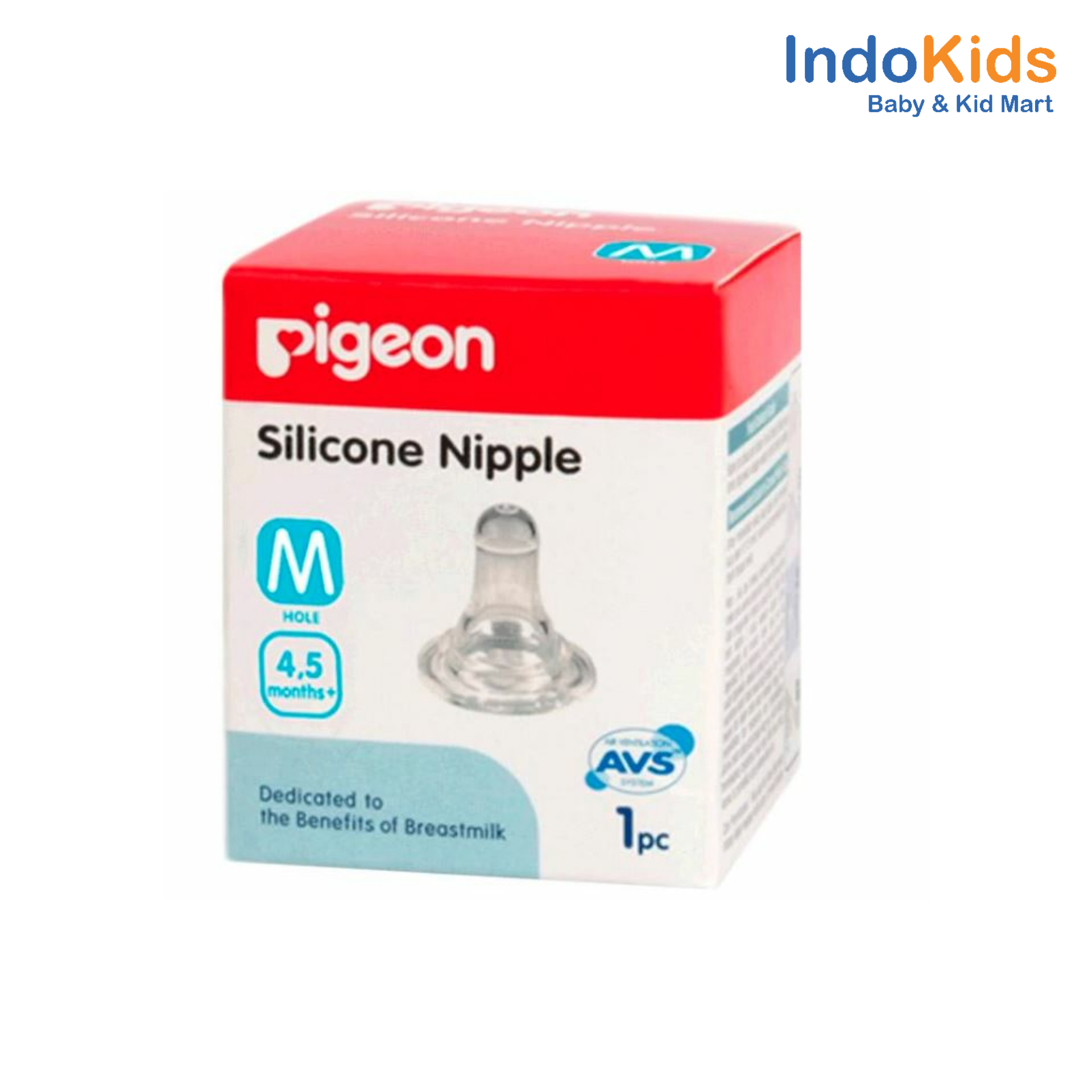 Pigeon Silicon Nipple M 1pcs