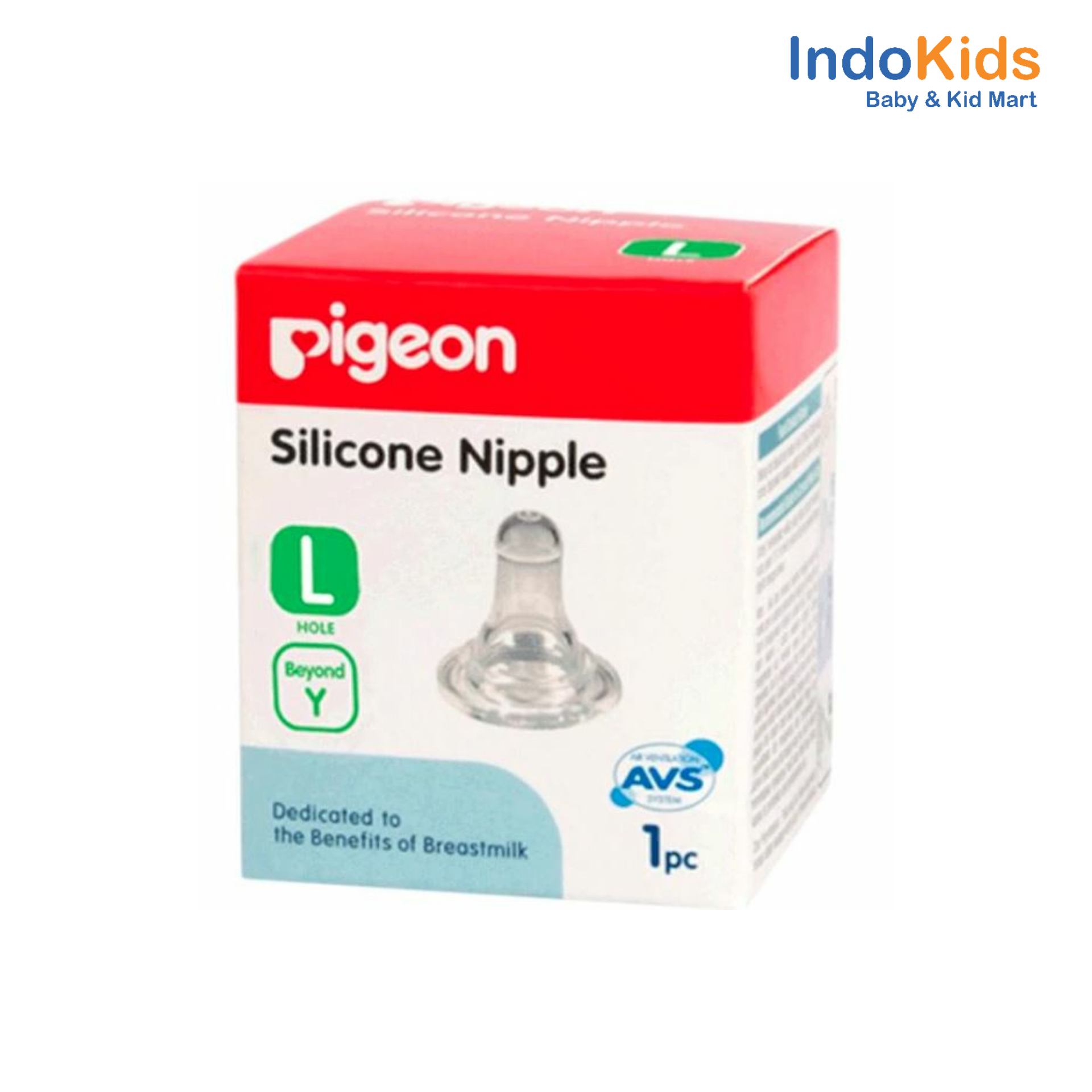 Pigeon Silicone Nipple L 1pcs