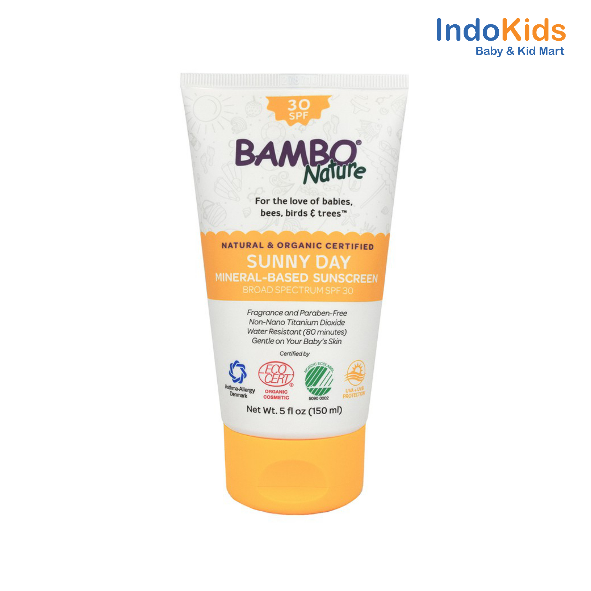 Bambo Nature Sunny Day Mineral Based Sunscreen 150ml