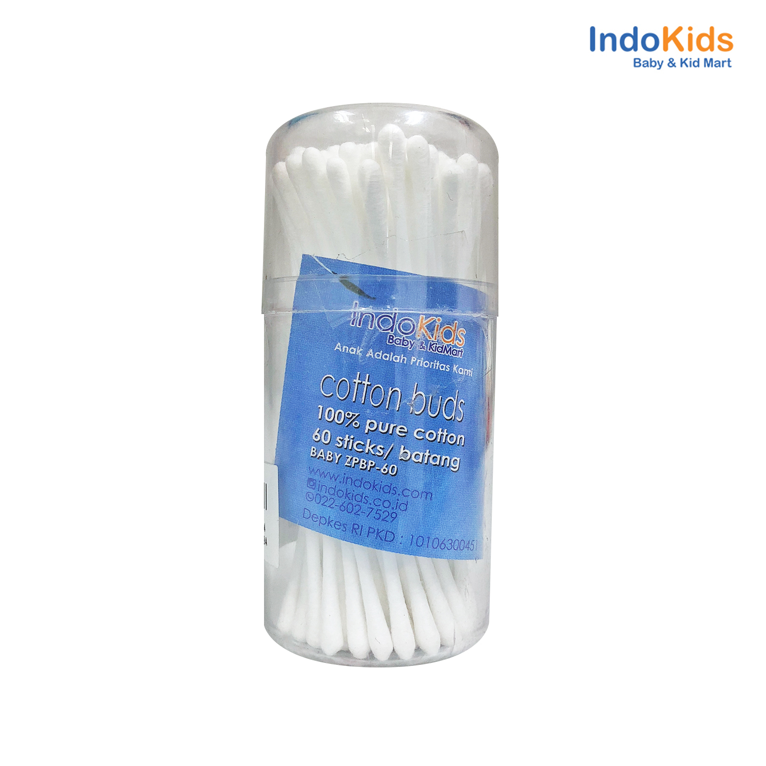 Cotton buds Indokids 60 batang
