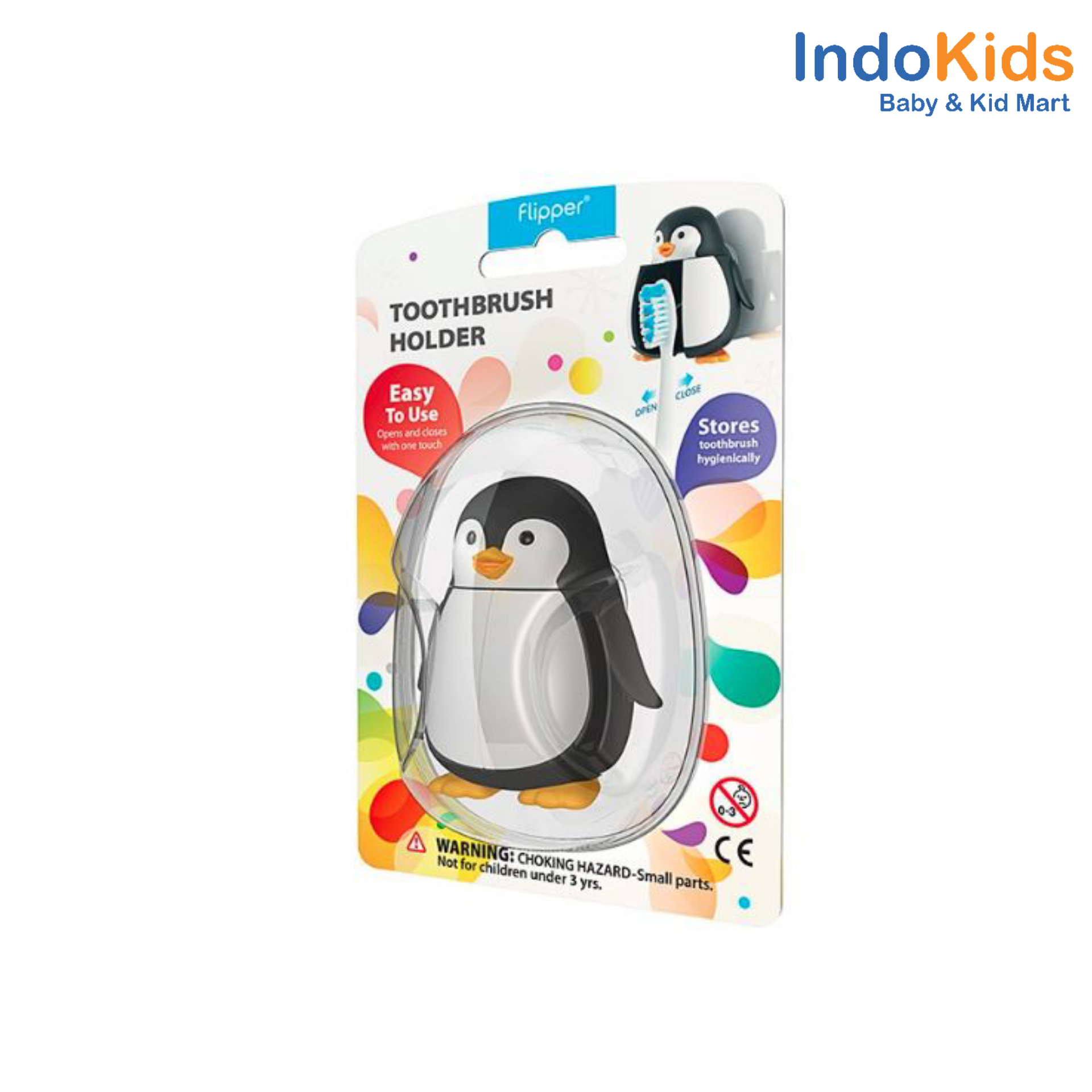 Flipper Toothbrush Holder Penguin